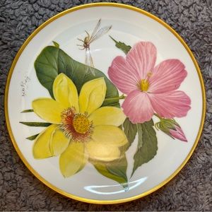 "FLOWERS of the AMERICAN WILDERNESS" 12 Beautiful Bavarian Porcelain Plates